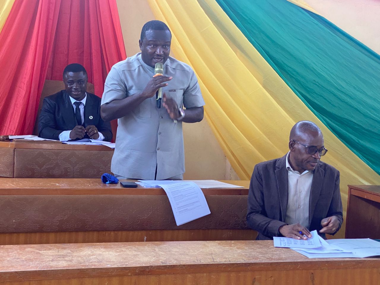Hon. Abubakar Sedik during an Assembly activity